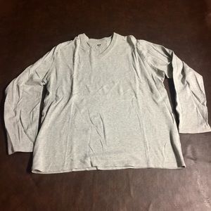 Uniqlo Long Sleeve Shirt Grey XL